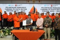 BP Batam menghadiri pelantikan Persatuan Insinyur Indonesia (PII) Cabang Kota Batam di Politeknik Negeri Batam.