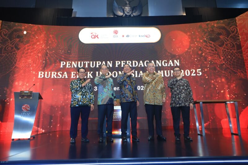 Penutupan Perdagangan Bursa Efek Indonesia. Foto:OJK 