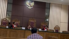 Persidangan perkara dugaan korupsi PNBP di Pengadilan Negeri Tanjungpinang. Foto:Ist